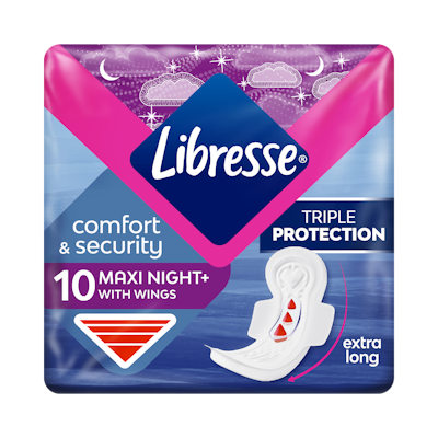 Libresse yöside Maxi Goodnight Wing 10 kpl