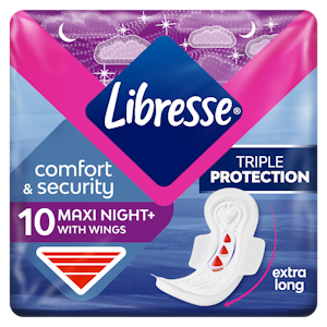 Libresse yöside Maxi Goodnight Wing 10 kpl