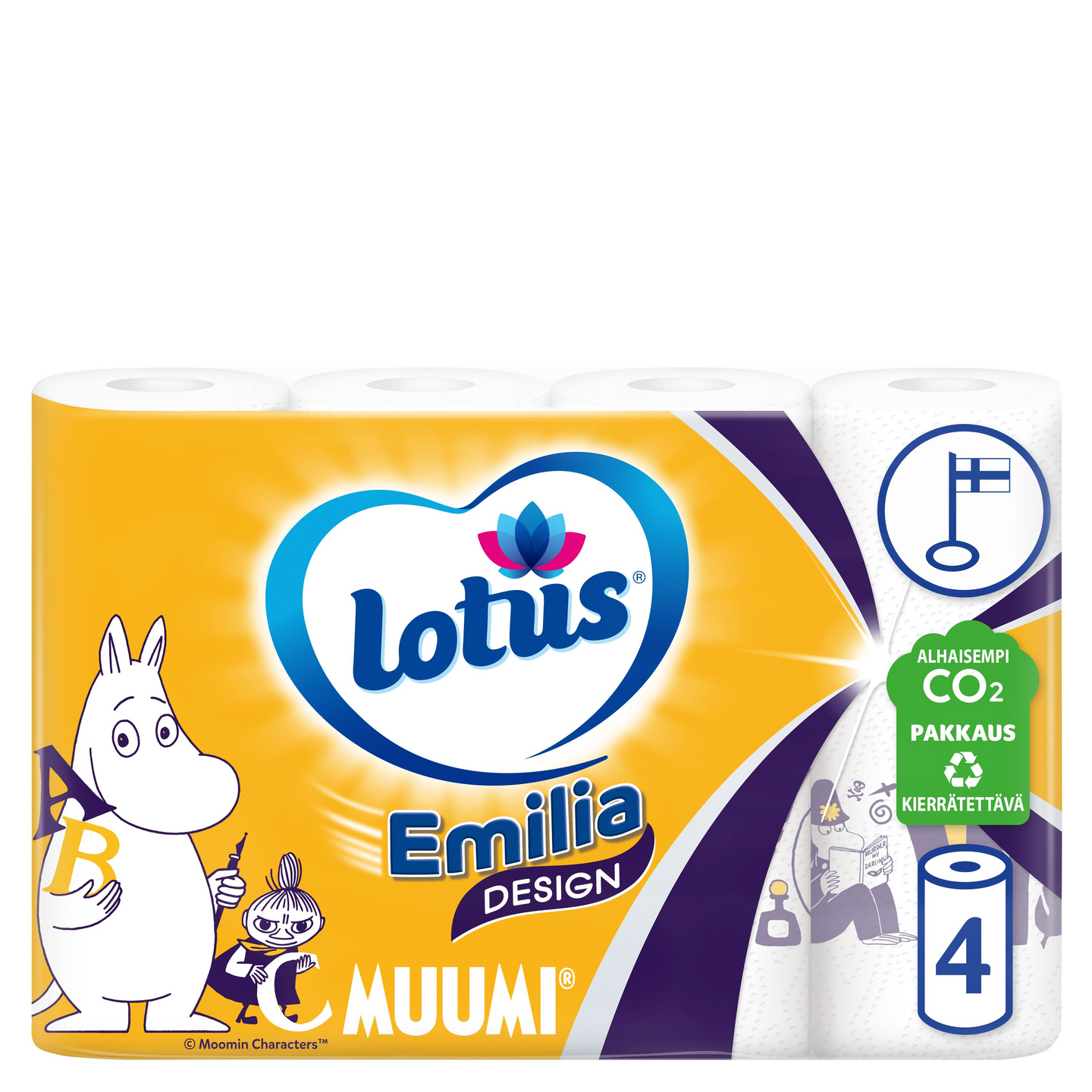 Lotus Emilia Design Fun talouspaperi 4 rll