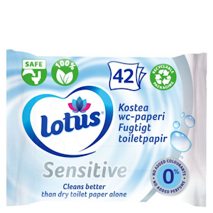 Lotus kostea wc-paperi 42kpl Sensitive