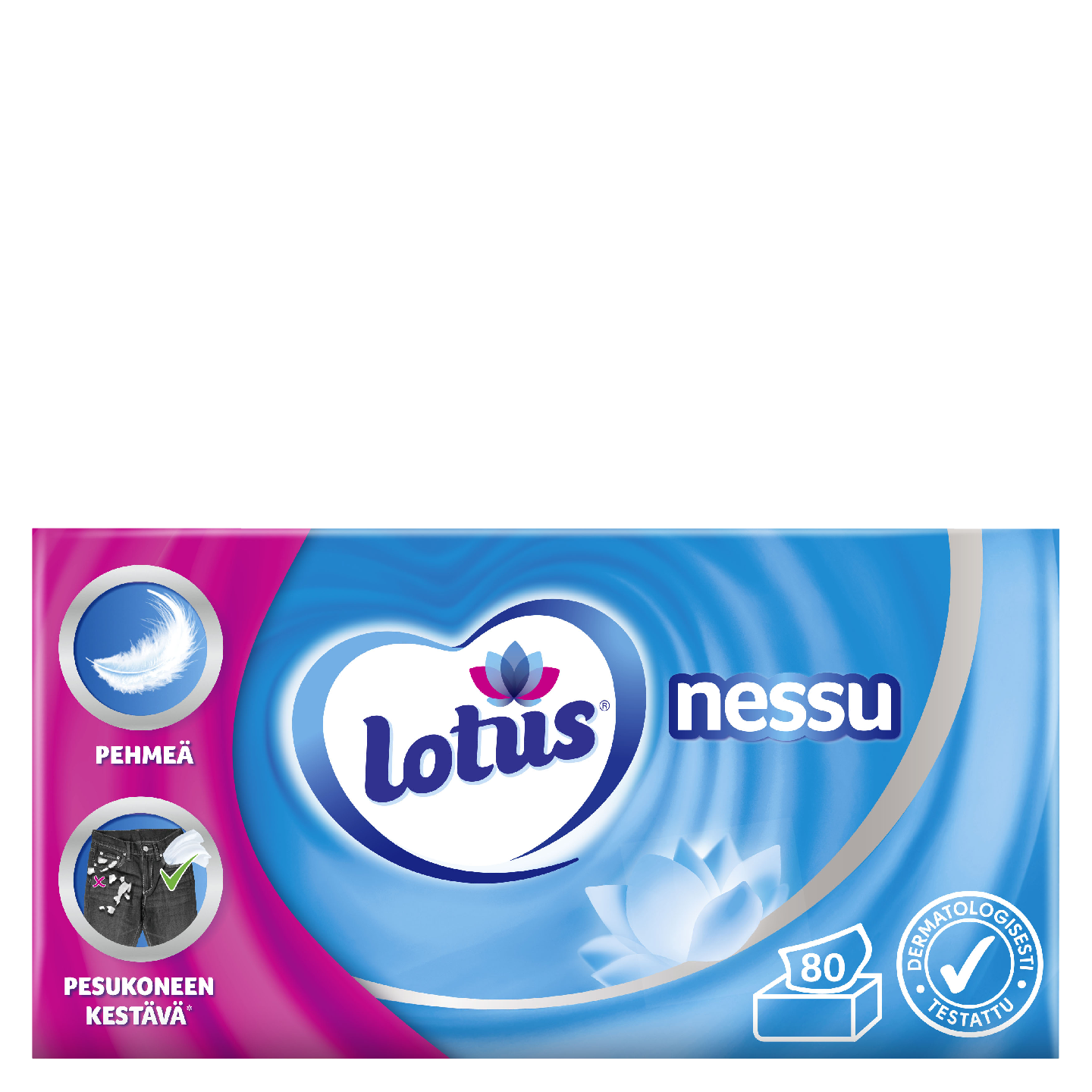 Lotus Nessu 80kpl kasvopaperi/nenäliina
