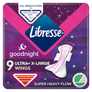 Libresse ohutside 9kpl Ultra Night Extra Wing