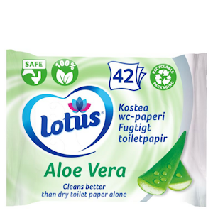 Lotus kostea wc-paperi 42kpl Aloe Vera