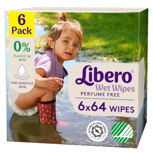 Libero puhdistuspyyhe 384kpl 6-pack