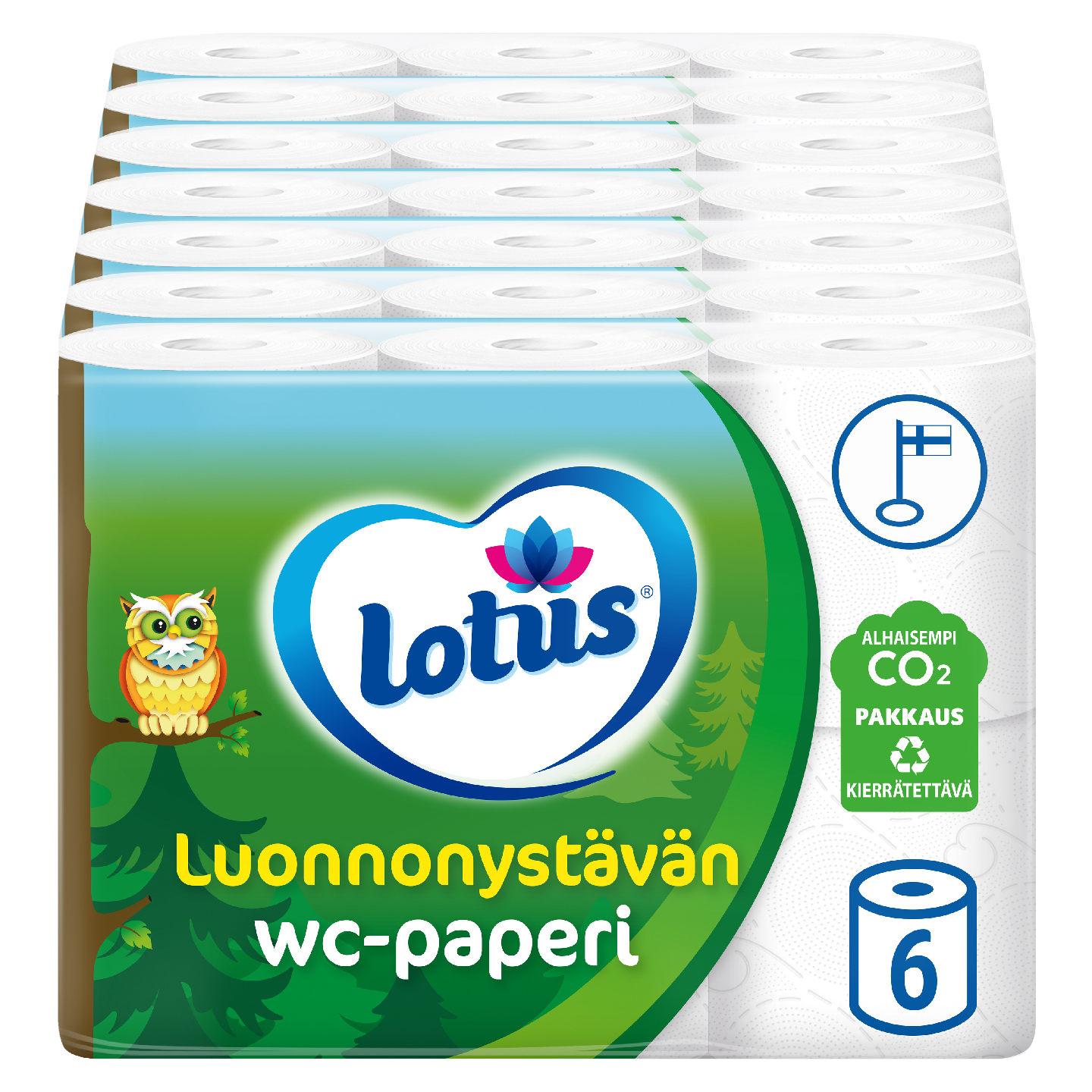 Lotus Luonnonystävän wc-paperi 6rl