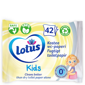 Lotus kostea wc-paperi Kids 42kpl