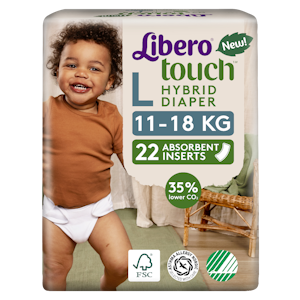 Libero Touch Hybrid imuydin vaippahousuun 22kpl 11-18kg koko L