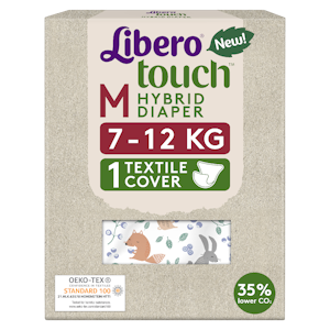 Libero Touch Hybrid pestävä kankainen vaippahousu 1kpl 7-12kg koko M