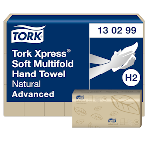 Tork Xpress soft natural multifold käsipyyhe 21x180 arkkia H2