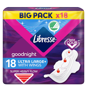 Libresse side Ultra Night Wing 18kpl Big pack