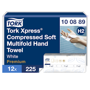 Tork Xpress Premium Compressed Soft Multifold käsipyyhe H2 12x225arkkia