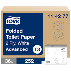 Tork Advanced arkitettu WC-paperi 252 arkkia