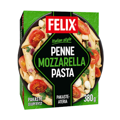 Felix Italian style penne mozzarella pasta pakasteateria 380g