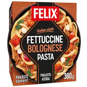 Felix Italian style fettuccine bolognese pasta pakasteateria 380g