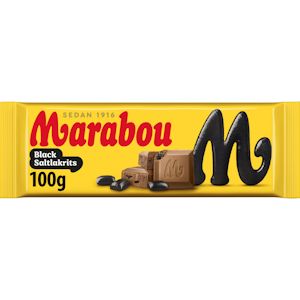 Marabou Black saltlakrits suklaalevy 100g