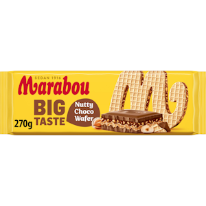 Marabou Big Taste Nutty Choco Wafer 270g