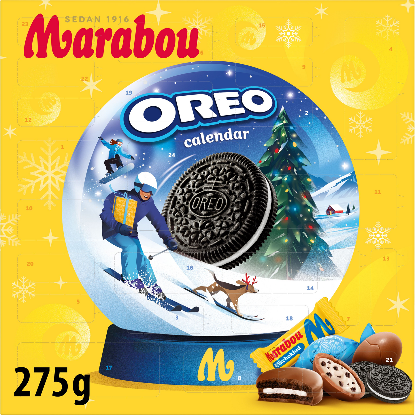 Marabou Oreo Suklaakalenteri 275g