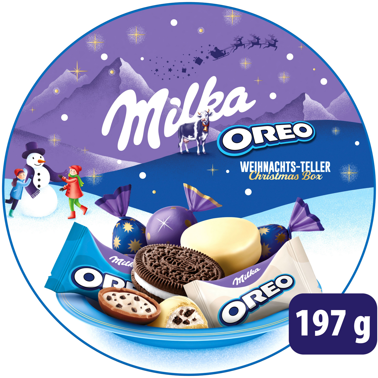 Milka Oreo Xmas box konvehti 197g