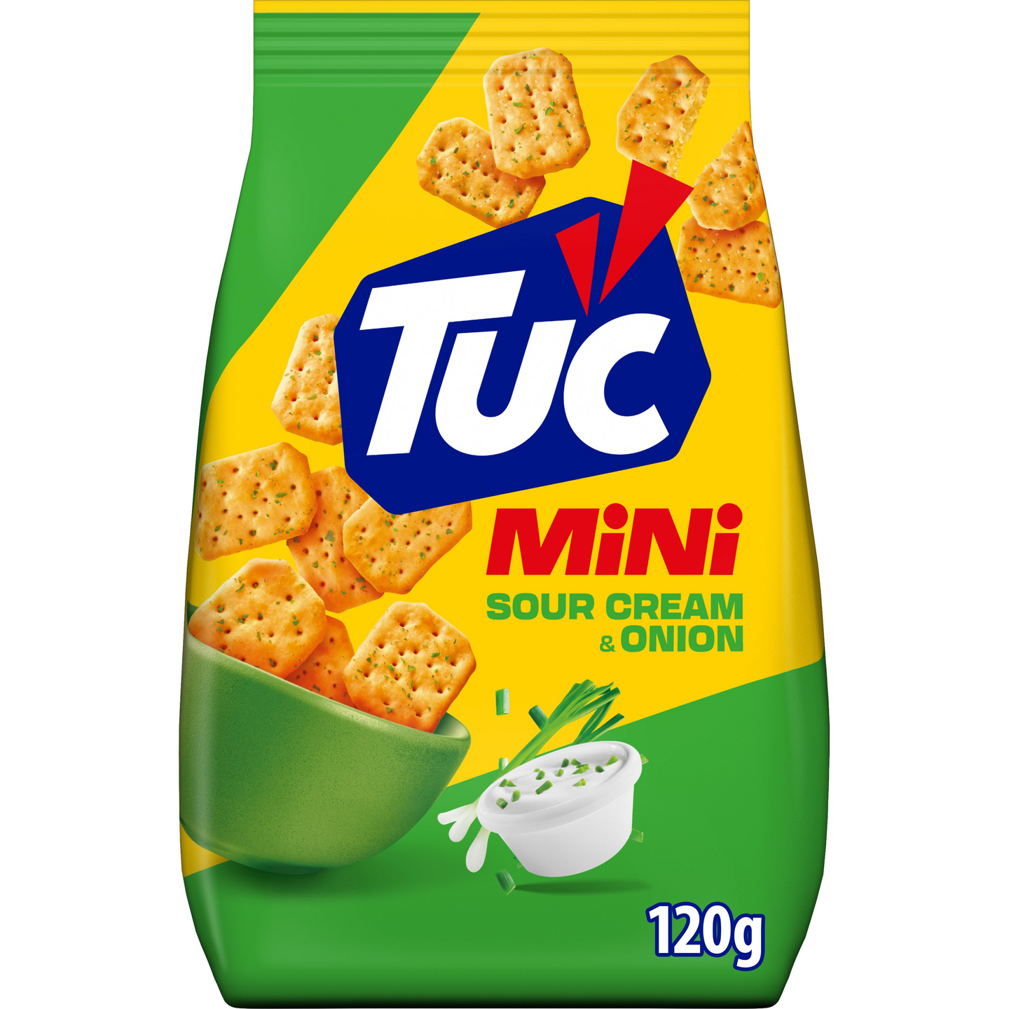 TUC Mini 120g sour cream-onion suolakeksit