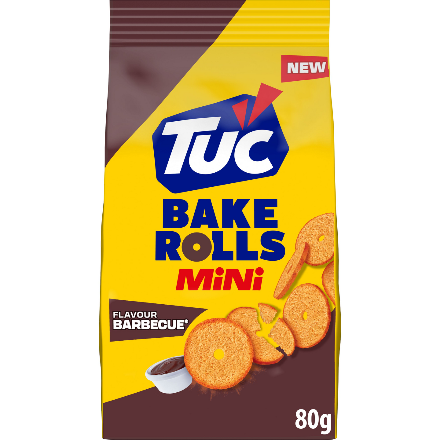 TUC Bake Rolls Mini 80g barbecue leipälastu