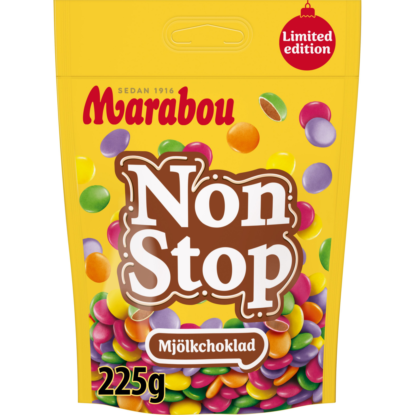 Marabou Non Stop mjölkchoklad 225g
