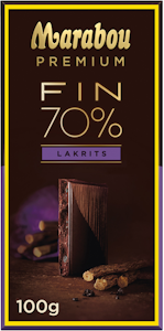 Marabou Premium 70% 100g Salty liquorice