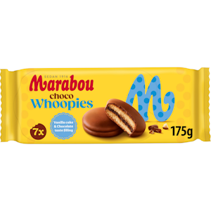 Marabou choco whoopies leivoskeksejä 175g