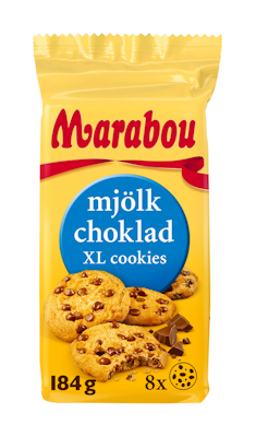 Marabou maitosuklaa cookies 184g