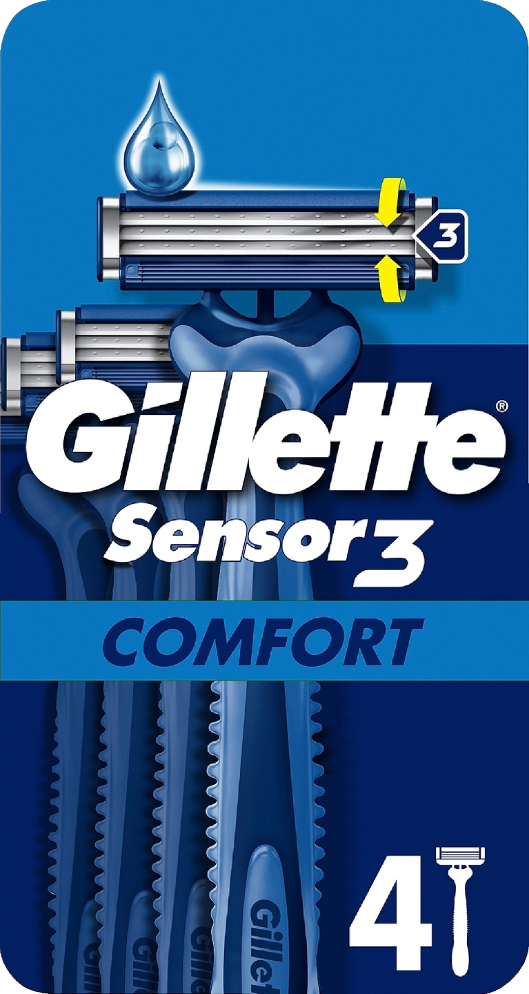 Gillette Sensor3 Comfort varsiterä 4kpl