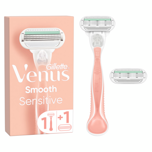 Gillette Venus Smooth Sensitive ihokarvanajohöylä+1 terä