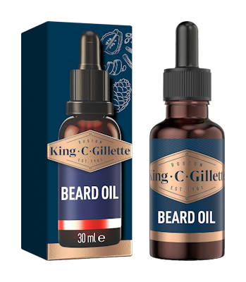 King C. Gillette partaöljy 30ml Beard Oil