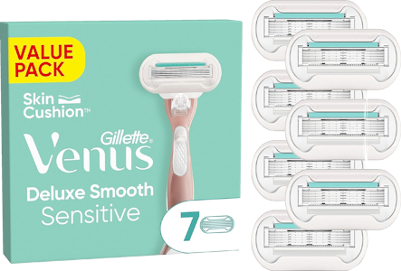 Gillette Venus Deluxe Smooth Sensitive 7kpl terä