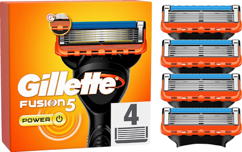 Gillette Fusion5 Power teräpakkaus 4 kpl