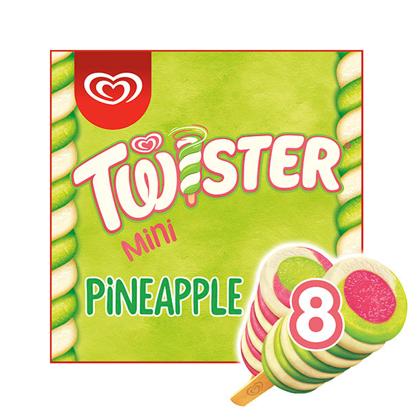 Twister 8x50ml Ananas-mansikka-lime