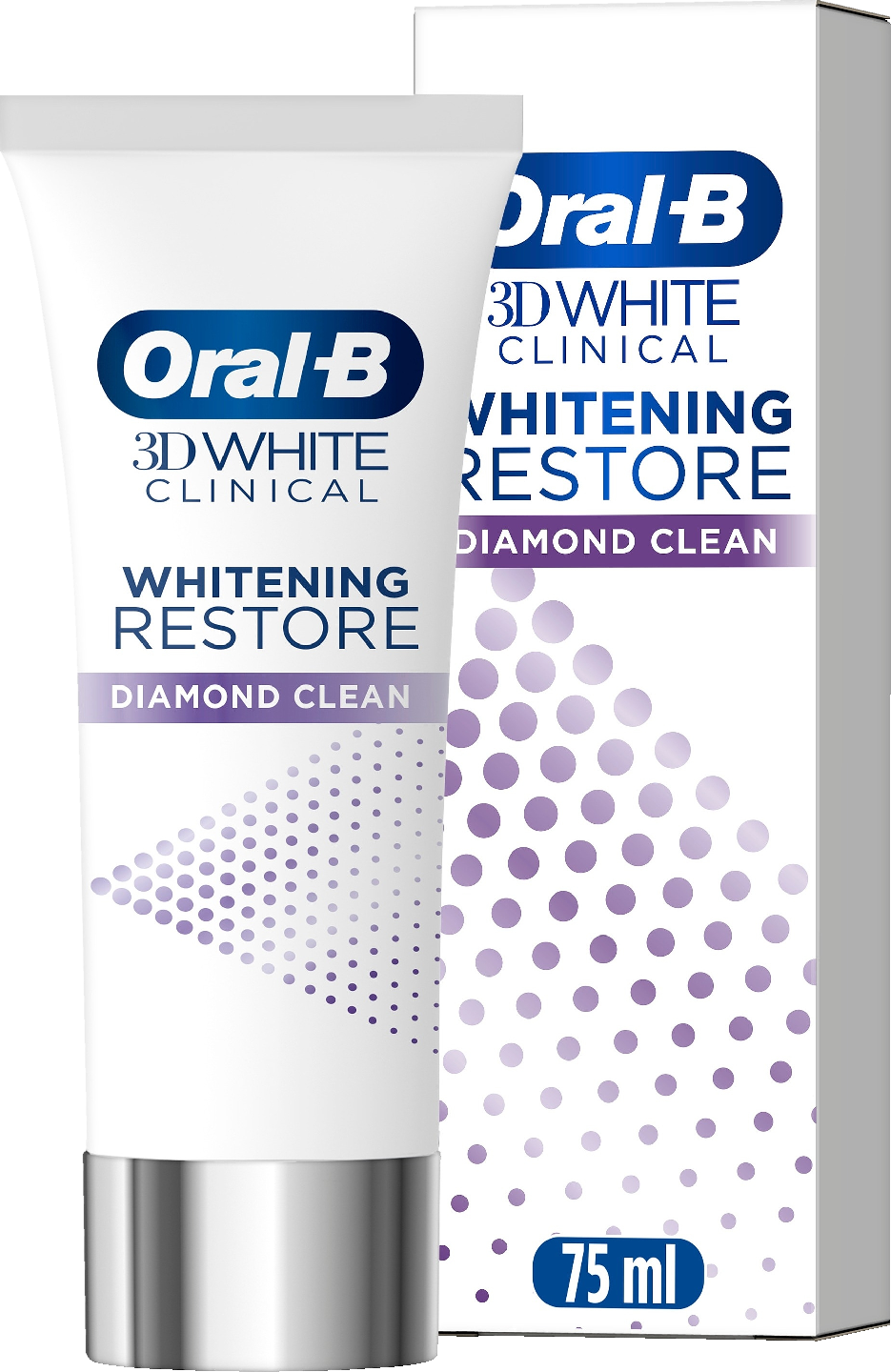 Oral-B hammastahna 75ml 3D White Clinical Whitening Restore Diamond Clean