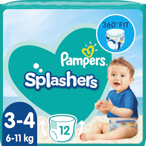 Pampers 12kpl Splashers S3/4 6-11kg uimavaippa