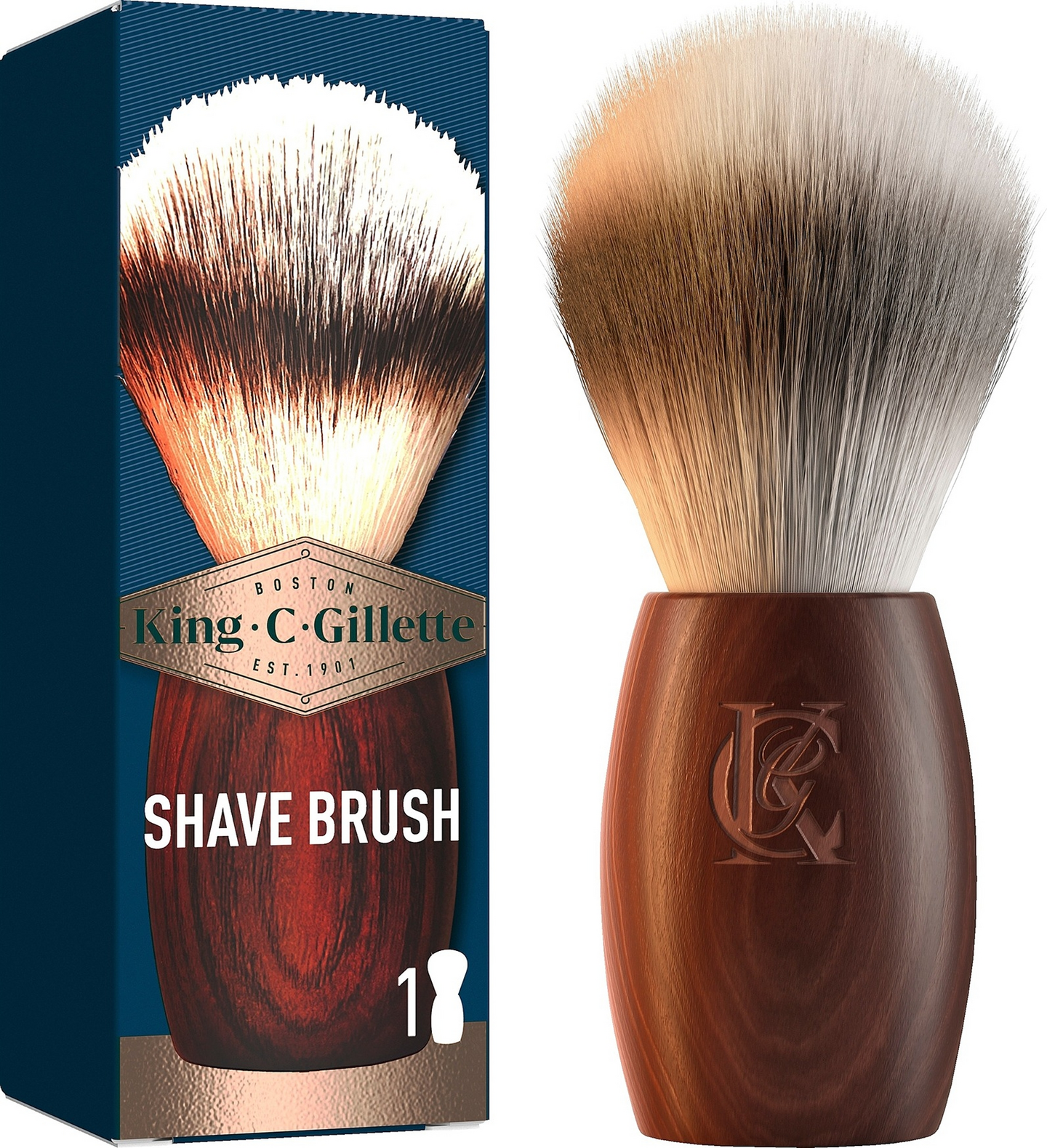 King C. Gillette partasuti Shaving Brush