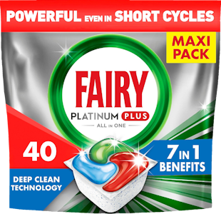 Fairy Platinum Plus All in One Anti-Dull 40kpl konetiskitabletti