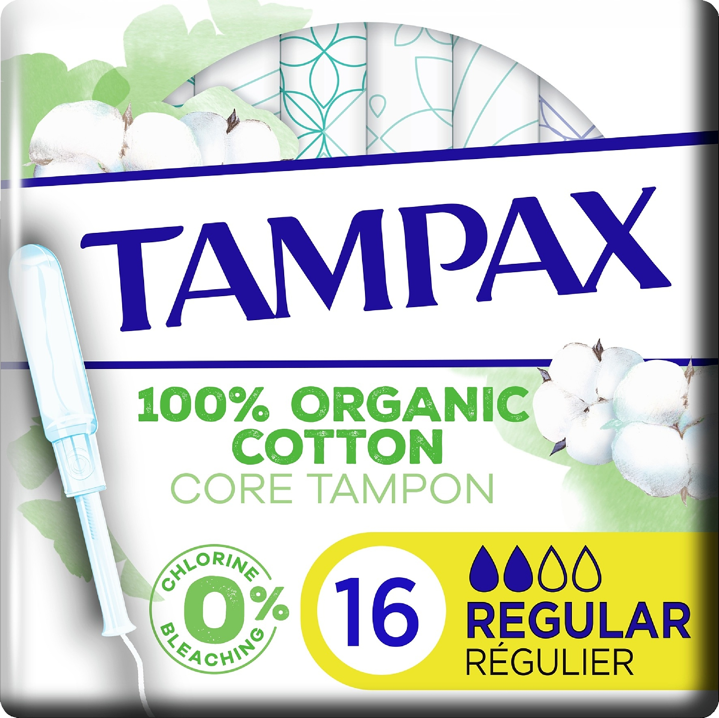 Tampax tamponi 16kpl Organic Cotton Regular