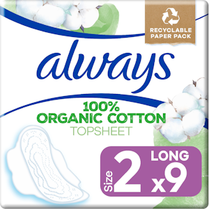 Always Cotton Protection Long S2 side 9kpl siivillä