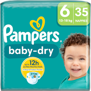 Pampers teippivaippa 35kpl Baby Dry S6 13-18kg