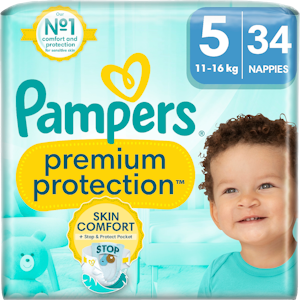 Pampers Premium Protection teippivaippa S5 11-16kg 34kpl