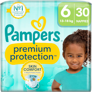 Pampers Premium Protection teippivaippa S6 13+kg 30kpl