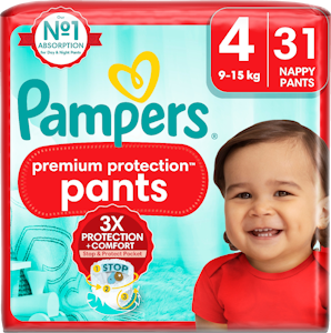 Pampers Premium Protection Pants S4 9-15kg 31kpl