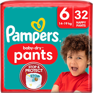 Pampers Baby Dry housuvaippa S6 15+kg 32kpl