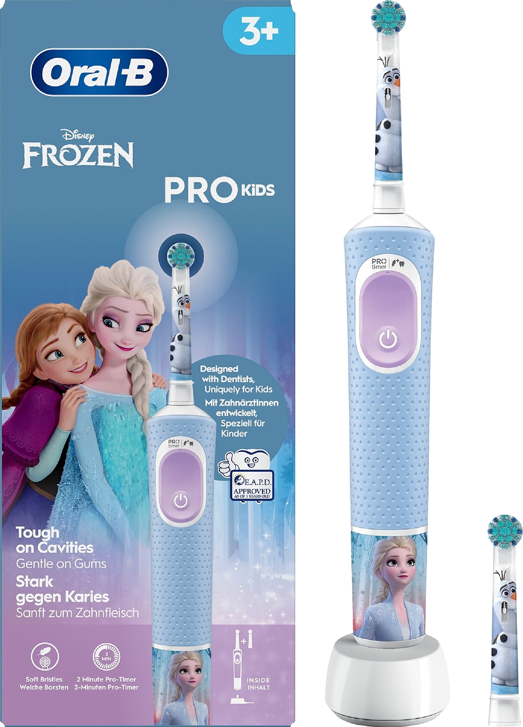 Oral-B Vitality Pro Kids 3+ Frozen -sähköhammasharja + lisävaihtoharja