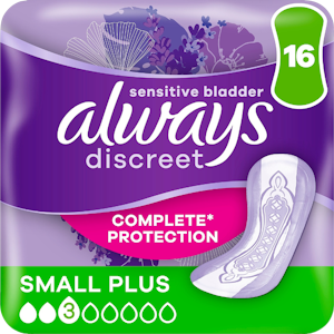 Always Discreet Small Plus 16kpl inkontinenssiside