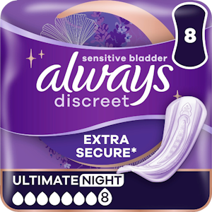 Always Discreet Ultimate Night 8kpl inkontinenssiside