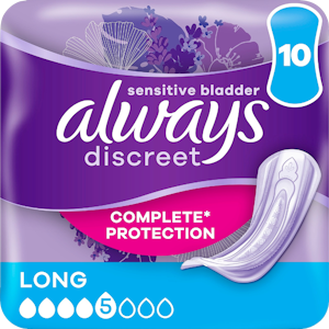 Always Discreet Long 10kpl inkontinenssiside