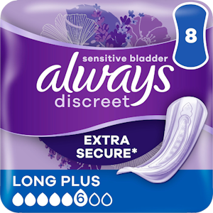 Always Discreet inkontinenssiside 8kpl Long Plus